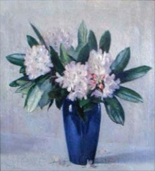 unknow artist Rhododendrons by Clara Burbank France oil painting art